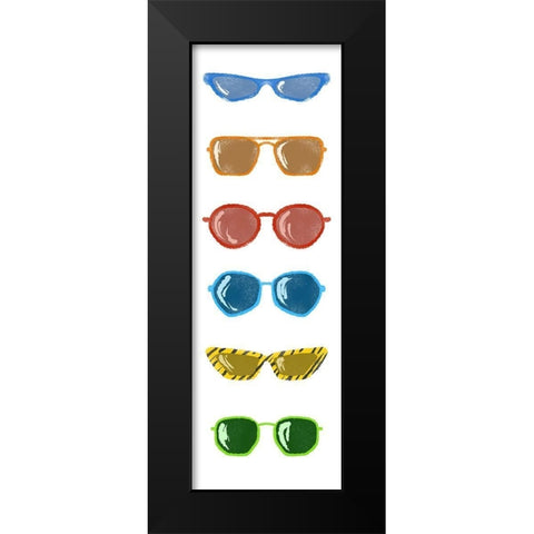 Sunglass Presentation 1 Black Modern Wood Framed Art Print by Prime, Marcus