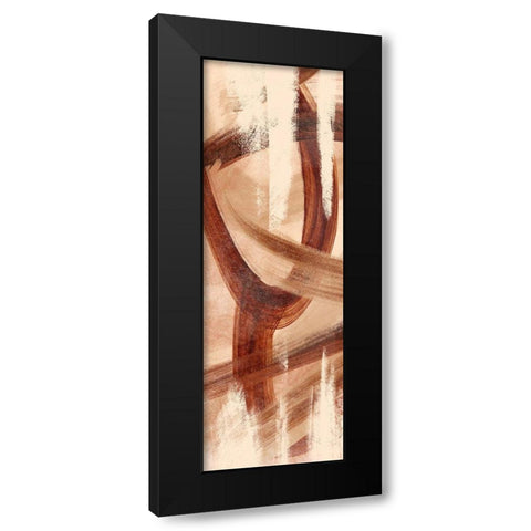 Oil Streak 1 Black Modern Wood Framed Art Print by Prime, Marcus