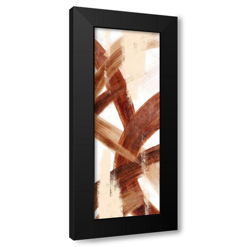 Oil Streak 4 Black Modern Wood Framed Art Print by Prime, Marcus