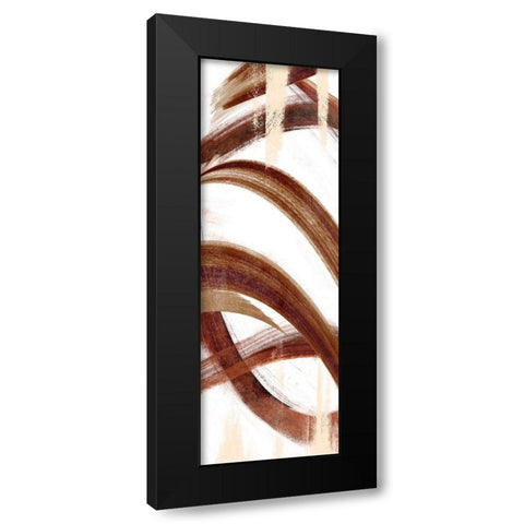 Oil Streak 5 Black Modern Wood Framed Art Print with Double Matting by Prime, Marcus