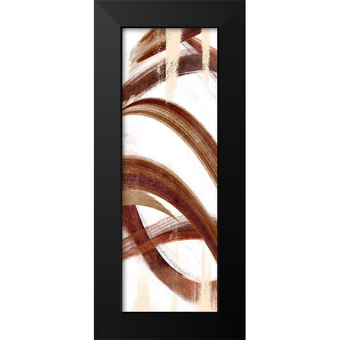 Oil Streak 5 Black Modern Wood Framed Art Print by Prime, Marcus