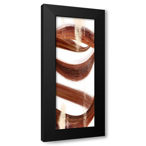 Oil Streak 6 Black Modern Wood Framed Art Print by Prime, Marcus