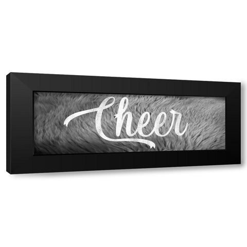 Furry Cheer Black Modern Wood Framed Art Print by Prime, Marcus