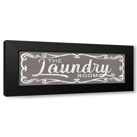 The Laundry Room Black Modern Wood Framed Art Print by Prime, Marcus