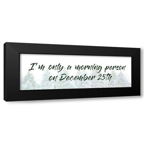 December Morning Black Modern Wood Framed Art Print with Double Matting by Prime, Marcus