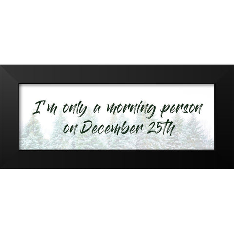 December Morning Black Modern Wood Framed Art Print by Prime, Marcus