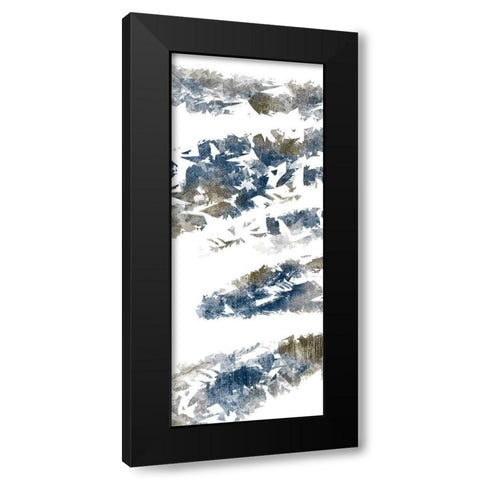 Geometric Split 2 Black Modern Wood Framed Art Print with Double Matting by Prime, Marcus