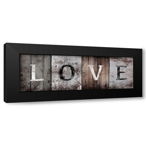 Natural Love Black Modern Wood Framed Art Print with Double Matting by Prime, Marcus