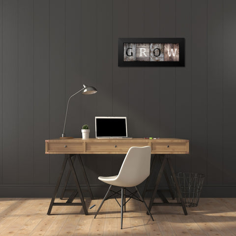 Natural Growth Black Modern Wood Framed Art Print by Prime, Marcus