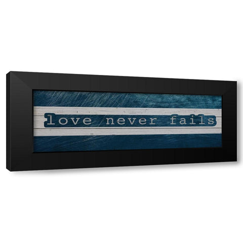 Never Fails Black Modern Wood Framed Art Print by Prime, Marcus