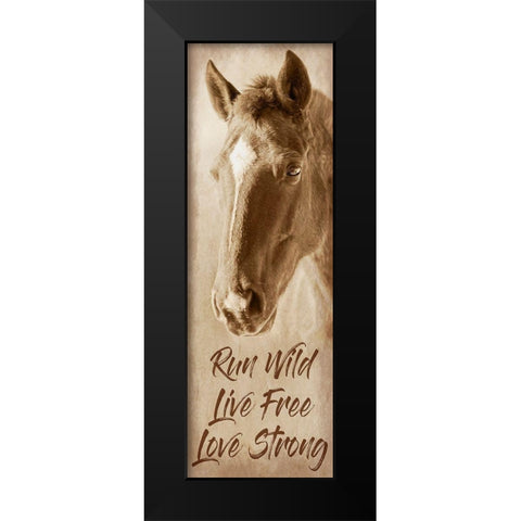 Wild And Free Black Modern Wood Framed Art Print by Prime, Marcus