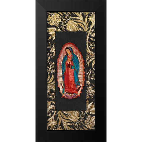 Golden Guadalupe 1 Black Modern Wood Framed Art Print by Prime, Marcus