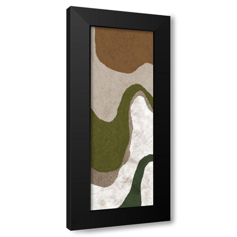 Rustic Swirly Dirly 1 Black Modern Wood Framed Art Print with Double Matting by Prime, Marcus