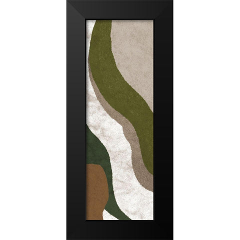 Rustic Swirly Dirly 2 Black Modern Wood Framed Art Print by Prime, Marcus