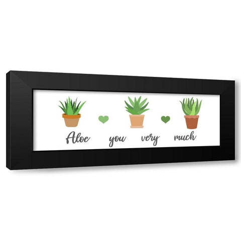 Aloe You Very Much Black Modern Wood Framed Art Print by Prime, Marcus