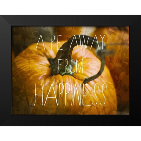 Happy Pie Black Modern Wood Framed Art Print by Prime, Marcus