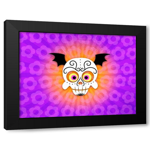 Dia De Los Muertos 3 Black Modern Wood Framed Art Print with Double Matting by Prime, Marcus