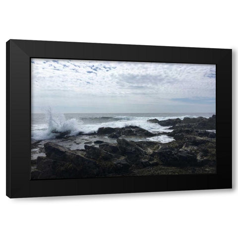 Morning Tide Black Modern Wood Framed Art Print with Double Matting by Prime, Marcus