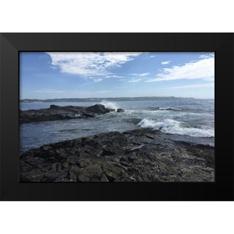 Morning Tide 4 Black Modern Wood Framed Art Print by Prime, Marcus