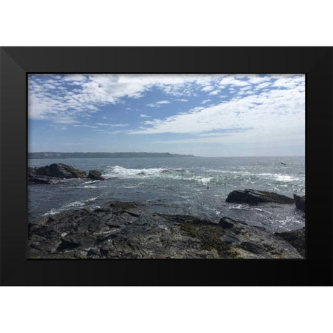 Morning Tide 5 Black Modern Wood Framed Art Print by Prime, Marcus