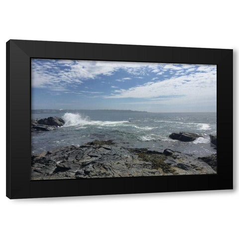 Morning Tide 5 Black Modern Wood Framed Art Print with Double Matting by Prime, Marcus