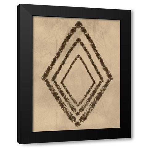Diamond Entrance Black Modern Wood Framed Art Print with Double Matting by Prime, Marcus