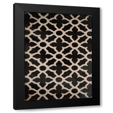 Diversive Darkness Black Modern Wood Framed Art Print with Double Matting by Prime, Marcus