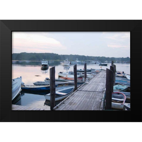 Start Of The Day Black Modern Wood Framed Art Print by Prime, Marcus