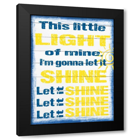 Light Of Mine Black Modern Wood Framed Art Print by Prime, Marcus