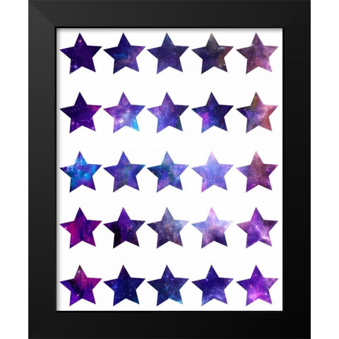 Rockin Stars Black Modern Wood Framed Art Print by Prime, Marcus