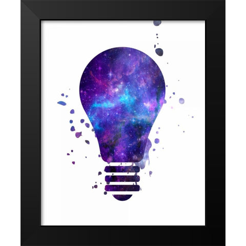 Light Waves Black Modern Wood Framed Art Print by Prime, Marcus