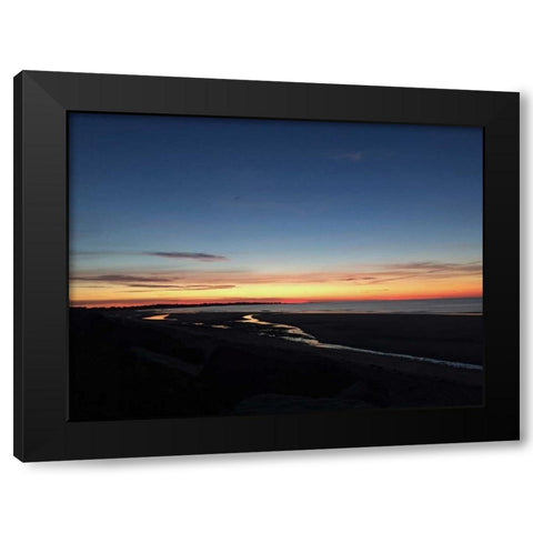Majestic Sunset 1 Black Modern Wood Framed Art Print with Double Matting by Prime, Marcus