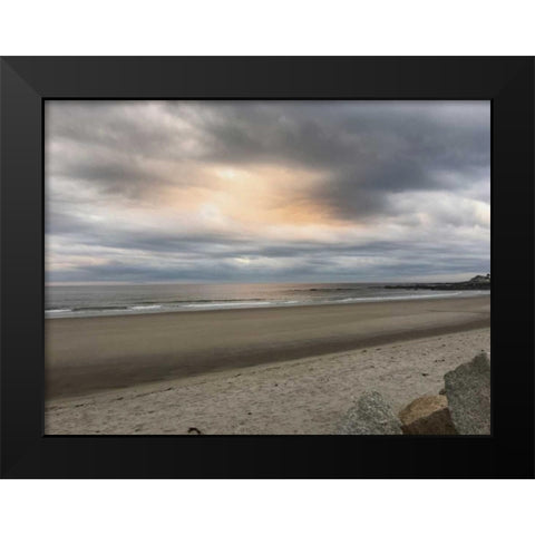 Morning Mist 1 Black Modern Wood Framed Art Print by Prime, Marcus
