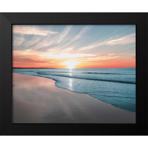 Relaxing Morning Black Modern Wood Framed Art Print by Prime, Marcus
