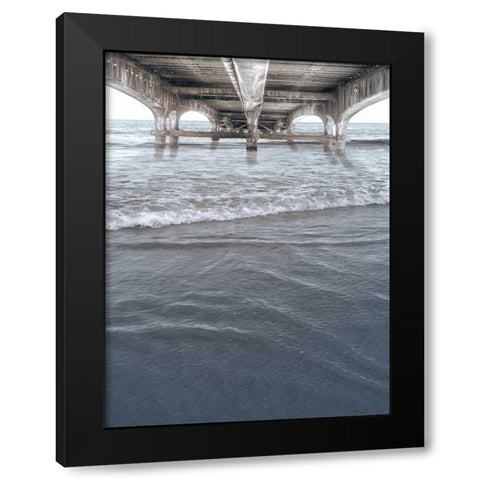 Bridge The Peace Black Modern Wood Framed Art Print with Double Matting by Prime, Marcus