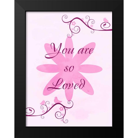 Loved Ones Black Modern Wood Framed Art Print by Prime, Marcus