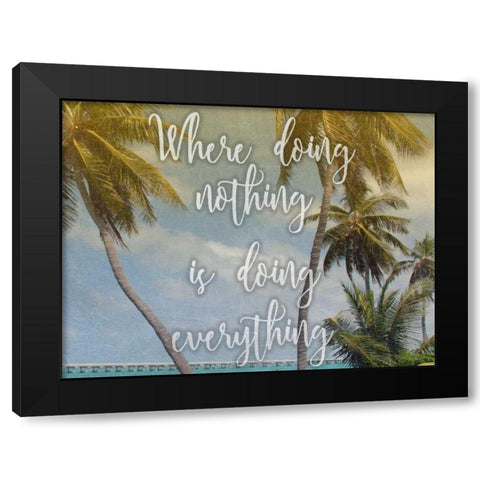 Sunny Nothings Black Modern Wood Framed Art Print with Double Matting by Prime, Marcus