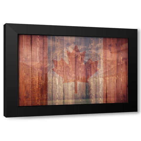 Majestic Canada Black Modern Wood Framed Art Print by Prime, Marcus