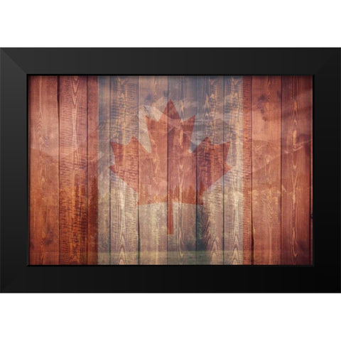 Majestic Canada Black Modern Wood Framed Art Print by Prime, Marcus