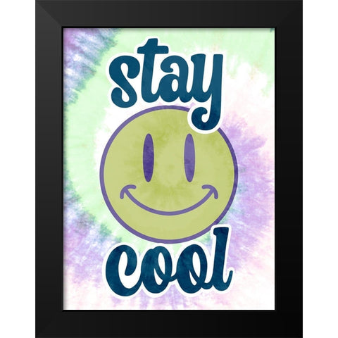 Stay Cool Black Modern Wood Framed Art Print by Prime, Marcus