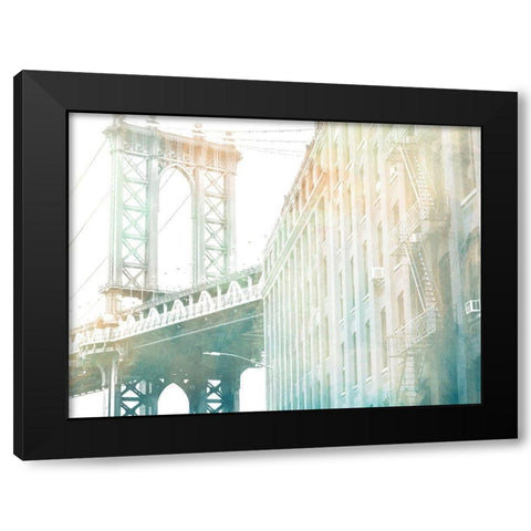 Brooklyn Shinning Black Modern Wood Framed Art Print with Double Matting by Prime, Marcus