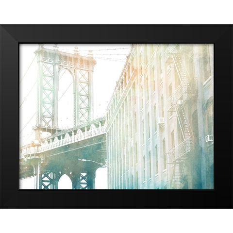 Brooklyn Shinning Black Modern Wood Framed Art Print by Prime, Marcus