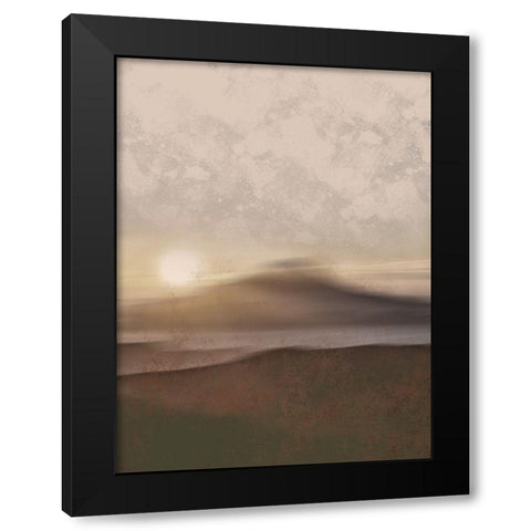 Sunrise Mountains Black Modern Wood Framed Art Print by Prime, Marcus