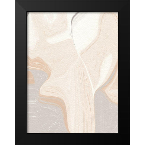 Stone Meditation Black Modern Wood Framed Art Print by Prime, Marcus