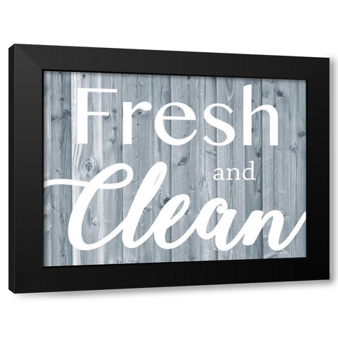 Fresh And Clean Black Modern Wood Framed Art Print by Prime, Marcus