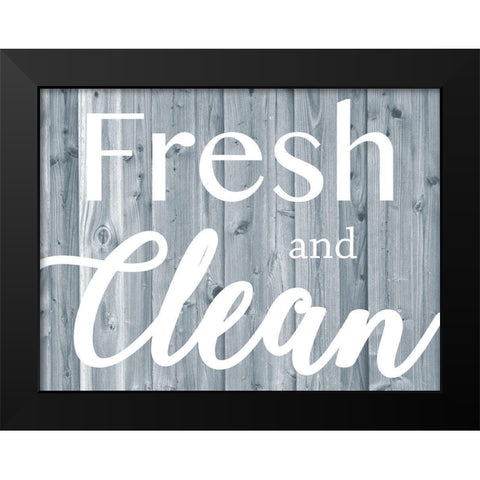 Fresh And Clean Black Modern Wood Framed Art Print by Prime, Marcus