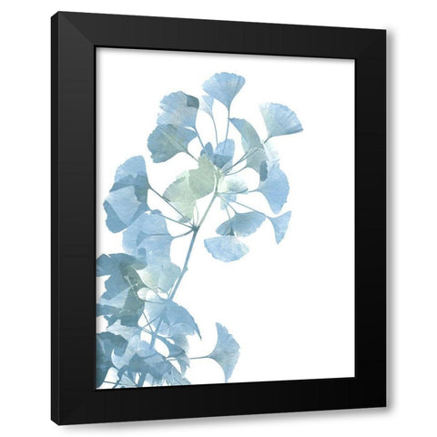 Ginko Life 1 Black Modern Wood Framed Art Print with Double Matting by Prime, Marcus