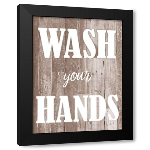 Glowing Wash Black Modern Wood Framed Art Print by Prime, Marcus