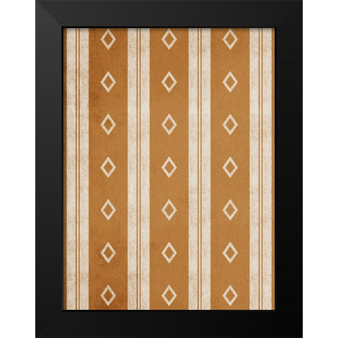 Native Patterns Black Modern Wood Framed Art Print by Prime, Marcus