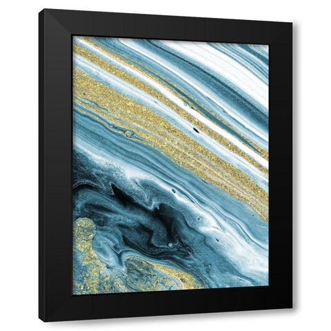 Atmospheric Golden Conclusions 1 Black Modern Wood Framed Art Print by Prime, Marcus